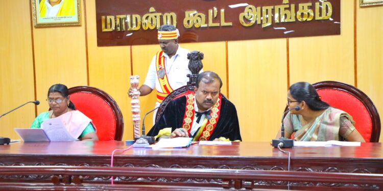 தூத்துக்குடி மாநகராட்சி கூட்டத்தில் பாராட்டு கேள்வி பதில் மேயர் ஜெகன் பெரியசாமி விளக்கம்