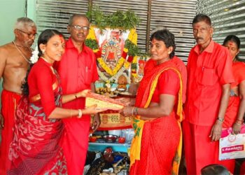 தூத்துக்குடி அருகே வேப்பலோடையில் ஆதிபராசக்தி வழிபாட்டு மன்றம் திறப்பு விழா