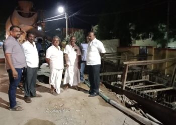 தூத்துக்குடி மாநகர பகுதிகளில் மேயர் ஜெகன் பெரியசாமி பல்வேறு பகுதிகளில் ஆய்வு