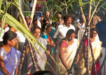 தூத்துக்குடி மாநகராட்சியில் சமத்துவ பொங்கல், பாரம்பரிய விளையாட்டுகளோடு கோலாகலாம் – அமைச்சர் கீதாஜீவன், மேயர் ஜெகன் பெரியசாமி பங்கேற்பு