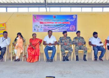 விவிடி நினைவு மேல்நிலைப்பள்ளியில் டெங்கு விழிப்புணர்வு கருத்தரங்கம்:   பஞ். தலைவர் சரவணகுமார் பங்கேற்பு!!