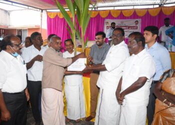 நாகப்பட்டினம் ஊராட்சி ஒன்றியம் குறிச்சி ஊராட்சியில் மக்கள் நேர்காணல் முகாமில் 159 பயனாளிகளுக்கு சுமார் ரூ.23 லட்சத்து 27 ஆயிரத்து 853 மதிப்பிலான நலத்திட்ட உதவிகளை மாவட்ட ஆட்சித்தலைவர் டாக்டர் அ.அருண்தம்புராஜ் வழங்கினார்.