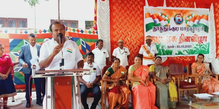 மக்களின் எதிர்பார்ப்பை முழுமையாக நிறைவேற்றுவோம் – குடியரசு தின விழாவில் மேயர் ஜெகன் பெரியசாமி சூளுரை