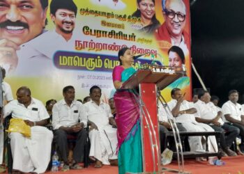 திமுக ஆட்சியில் சாதனைகள் ஏராளம் !! பிஜேபி சாதனையை வெளியே சொல்ல முடியுமா?முத்தையாபுரம் பொதுக் கூட்டத்தில் அமைச்சர் கீதாஜீவன், மேயர் ஜெகன் பெரியசாமி சவால்!!