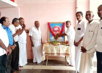 ஏ.பி.சி மகாலட்சுமி மகளிர் கல்லூரி நாட்டுநலப் பணி திட்டம் மற்றும் ஆங்கிலத்துறை சார்பில் செவித்திறன் குன்றியோர் மேல்நிலைப்பள்ளியில் சர்வோதயா தினத்தினை முன்னிட்டு பள்ளி குழந்தைகளுக்கு நன்கொடை