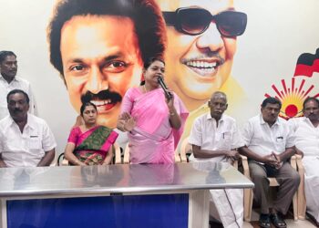 காங்கிரஸ் வேட்பாளர் இளங்கோவன் வெற்றிக்கு அனைவரும் தீவிரமாக பணியாற்ற வேண்டும். அமைச்சர் கீதாஜீவன் ஈரோட்டில் பேச்சு