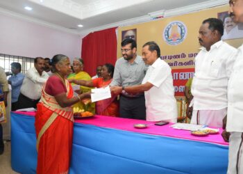 நாகப்பட்டினம் மாவட்டம் தலைஞாயிறு ஊராட்சி ஒன்றியம் பாங்கல் ஊராட்சியில் நடைபெற்ற சிறப்பு மக்கள் நேர்காணல் முகாமில் 167 பயனாளிகளுக்கு சுமார் ரூ.67 இலட்சத்து 91 ஆயிரத்து 072 மதிப்பிலான நலத்திட்ட உதவிகளை மாவட்ட ஆட்சித்தலைவர் டாக்டர் அ.அருண்தம்புராஜ் வழங்கினார்.