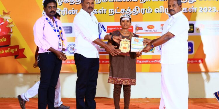 தமிழகத்தின் நம்பிக்கை நாயகி விருது சமூக சேவைக்காக நாணல்காடு சிவ. உமாதுரைச்சி தேர்வு