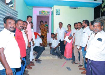 மாப்பிள்ளையூரணி புதிய திமுக உறுப்பினர்கள் சேர்க்கை ஒன்றிய செயலாளர் சரவணக்குமார் தொடங்கி வைத்தார்.