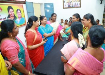 தூத்துக்குடியில் வடக்கு தெற்கு மாவட்ட திமுக மகளிர் அணி நேர்காணல் கனிமொழி எம்.பி, அமைச்சர்கள் கீதாஜீவன், அனிதாராதாகிருஷ்ணன் பங்கேற்பு