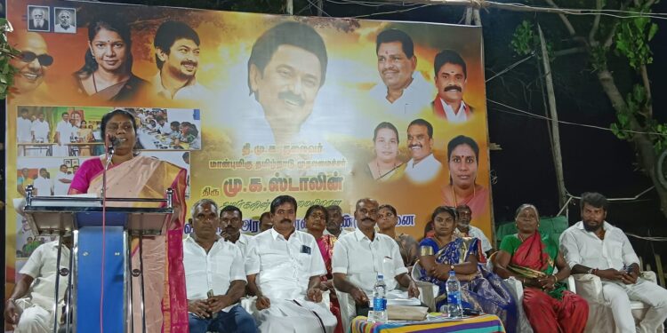 எல்லா மதத்தினற்கும் எல்லாம் கிடைக்க செய்வது தான் திராவிட மாடல் ஆட்சி மாநில மகளிர் அணிசெயலாளர் ஹெலன் டேவிட்சன் பேசினார்.