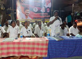 முதலமைச்சர் ஸ்டாலின் அறிவுரையின்படி 6 தொகுதிகளுக்கும் கனிமொழி எம்.பி மக்கள் பணியாற்றுகிறார். ராமஜெயம் பேசினார்.