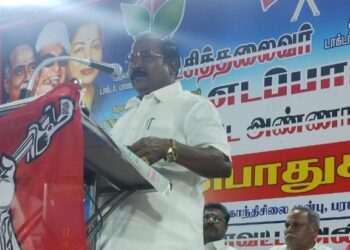 அதிமுக ஆட்சியில் தான் தொழிலாளர்களின் நலன் பாதுகாக்கும் அரணாக இருந்தது. ராமநாதபுரத்தில் முன்னாள் அமைச்சர் சி.த.செல்லப்பாண்டியன் பேசினார்.