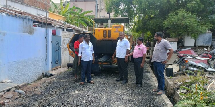 தூத்துக்குடி மாநகராட்சி மேயர் வார்டில் மேயர் ஜெகன் பெரியசாமி ஆய்வு