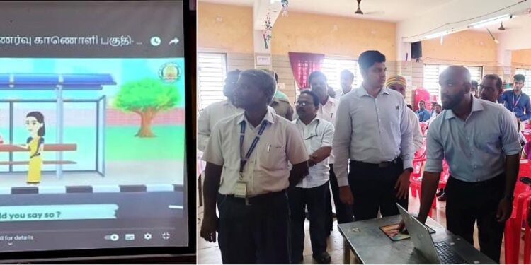 நாகப்பட்டினம் மாவட்டம் தோணித்துறை சாலையில் உள்ள தமிழ்நாடு உணவகத்தினை சுற்றுலாத்துறை அமைச்சர் கே.ராமச்சந்திரன் நேரில் பார்வையிட்டு ஆய்வு