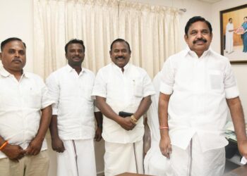 2024 எம்.பி. தேர்தலில் தூத்துக்குடி தொகுதியை அதிமுக கைப்பற்ற வேண்டும் : சென்னையில் எடப்பாடி பழனிச்சாமி முன்னாள் அமைச்சர்  சி.த. செல்லப்பாண்டியனிடம் 2 மணி நேரம் தீவிர ஆலோசனை.