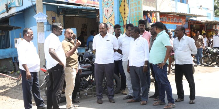 தூத்துக்குடி மடத்தூர் பகுதியில் மேயர் ஜெகன் பெரியசாமி ஆய்வு