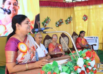 தூத்துக்குடி மகளிர் கல்லூரியில் படித்ததால் சமூகநலன் மற்றும் மகளிர் உரிமைத்துறை அமைச்சராக இருக்கிறேன் அமைச்சர் கீதாஜீவன் பெருமிதம்  