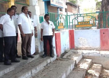 தூத்துக்குடி தெப்பக்குளத்தை மேயர் ஜெகன் பெரியசாமி ஆய்வு