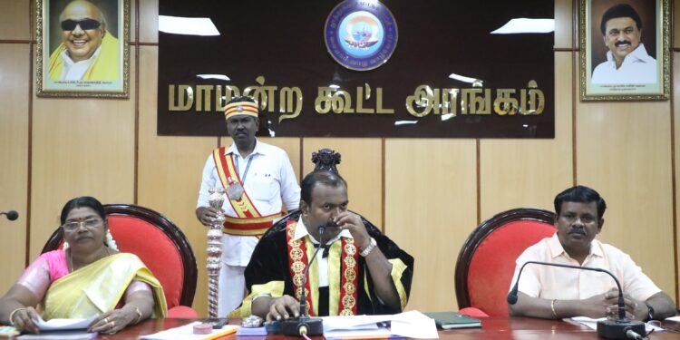 தூத்துக்குடி மாநகராட்சியில் தசரா பண்டிகைக்குள் அனைத்து பணிகளும் நிறைவுபெறும் – மேயர் ஜெகன் பெரியசாமி பேச்சு