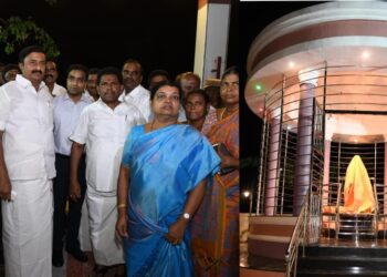 தூத்துக்குடியில் ராவ்பகதூர் குரூஸ் பர்னாந்து மணிமண்டபத்தினை முதலமைச்சர் மு.க.ஸ்டாலின் வருகிற 13ம் தேதி காணொலி காட்சி மூலம் திறந்து வைக்கிறார். அமைச்சர் வெள்ளக்கோவில் சாமிநாதன் தகவல்