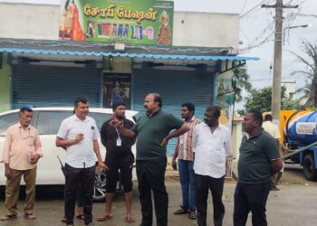 தூத்துக்குடி மாநகராட்சி பகுதிகளில் தேங்கியுள்ள மழைநீரை வெளியேற்ற மேயர் ஜெகன் பெரியசாமி அதிரடி நடவடிக்கை!!!