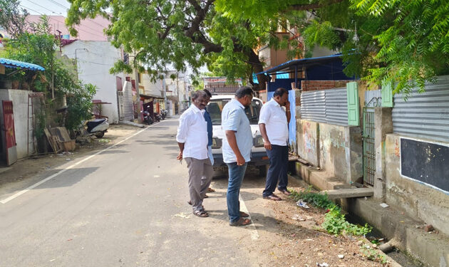 தூத்துக்குடி மாநகராட்சி எஸ்.கே.எஸ்.ஆர் காலனி, சக்தி விநாயகர்புரம், எழில் நகர்  பகுதிகளில் மேயர் ஜெகன் பெரியசாமி நேரில் ஆய்வு