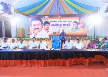 எதிர்கட்சிகளின் விமர்சனத்திற்கு மிக்ஜாம் புயலின் போது சிறப்பாக பணியாற்றி முதலமைச்சர் ஸ்டாலின் முற்றுப்புள்ளி வைத்தார். தூத்துக்குடியில் அமைச்சர் கீதாஜீவன் பேச்சு!!!