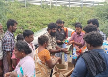 தூத்துக்குடியில் மழை வெள்ள பாதிப்பின் போது இராணுவ வீரர்களை போல் செயல்பட்டு பி.எம்.டி. சார்பில் 22000 குடும்பங்களுக்கு நிவாரண உதவிகள் வழங்கப்பட்டது