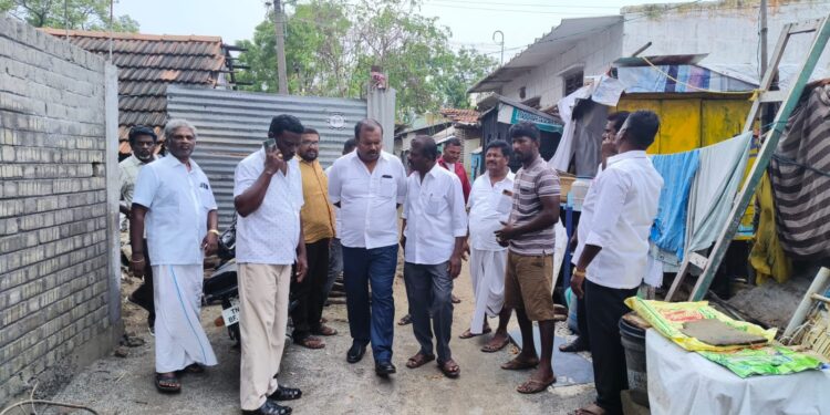 தூத்துக்குடி மாநகரில் பல்வேறு பகுதிகளில் மேயர் ஜெகன் பெரியசாமி ஆய்வு