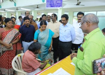 தூத்துக்குடியில் மக்களுடன் முதல்வர் திட்ட சிறப்பு முகாம் அமைச்சர் கீதாஜீவன் தொடங்கி வைத்தார்!!!