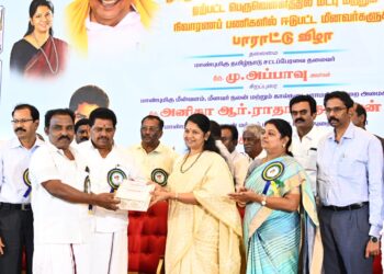 மழை வெள்ளப் பாதிப்பின் போது நம்பிக்கை நட்சத்திரமாக இருந்தவர்கள் மீனவர்கள் தான் தூத்துக்குடியில் கனிமொழி எம்.பி புகழாரம்