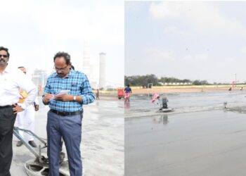 தூத்துக்குடிக்கு பிரதமர் மோடி வருவதையொட்டி கலெக்டர் லட்சுமிபதி ஆய்வு