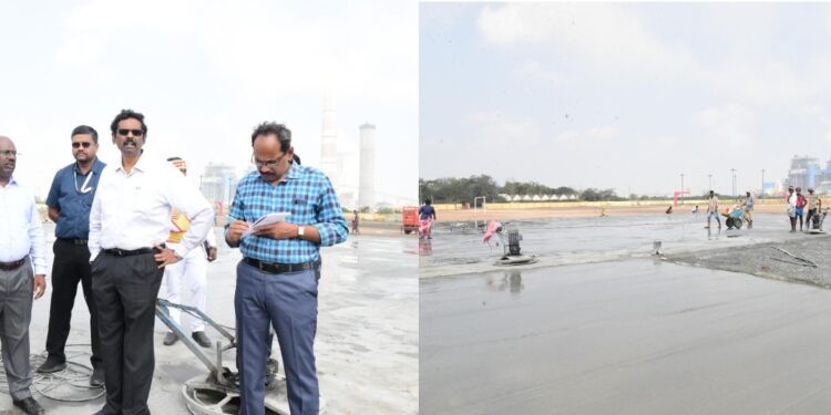 தூத்துக்குடிக்கு பிரதமர் மோடி வருவதையொட்டி கலெக்டர் லட்சுமிபதி ஆய்வு