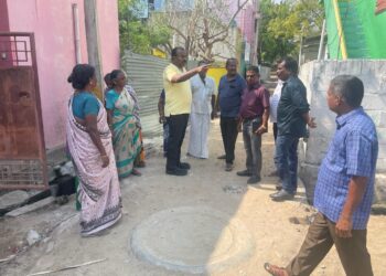 தூத்துக்குடி மாநகராட்சி பகுதியில் மேயர் ஜெகன் பொியசாமி ஆய்வு