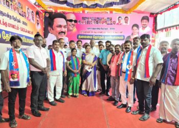 விடுதலை சிறுத்தை பொறுப்பாளர்கள் அமைச்சர் கீதாஜீவனிடம் வாழ்த்து