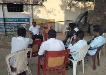 மாப்பிள்ளையூரணி ஊராட்சி பகுதியில் பொதுமக்களுக்கு குடிதண்ணீர் பாரபட்சமின்றி வழங்க வேண்டும் தலைவர் சரவணக்குமார் அறிவுரை