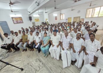 தூத்துக்குடியில் காணொளி காட்சி மூலம் நடந்த வாக்கு எண்ணிக்கை முகவர்கள் ஆலோசனை கூட்டத்தில் அமைச்சர் கீதாஜீவன் பங்கேற்பு