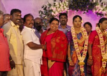 தூத்துக்குடி திமுக நிர்வாகி இல்ல விழா அமைச்சர் கீதாஜீவன், மேயர் ஜெகன் பொியசாமி பங்கேற்பு