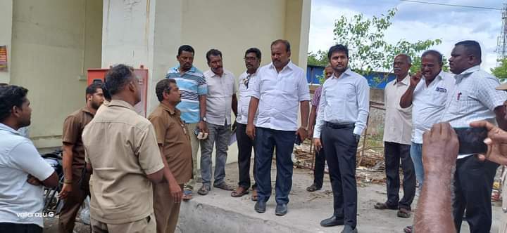 தூத்துக்குடி அண்ணா பேருந்து நிலையத்தில் காவல்நிலையம், நூலகம் அமையவுள்ள இடத்தினை மேயர் ஜெகன் பொியசாமி ஆய்வு மேற்கொண்டார்.