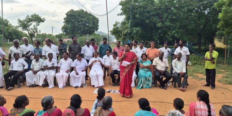 பெண்களுக்கு உாிமைத்தொகை உள்ளிட்ட பல திட்டங்கள் திமுக ஆட்சியில் உங்களுக்கு வழங்கப்பட்டுள்ளது அமைச்சர் கீதாஜீவன் விக்கிரவாண்டியில் பேசினார். 