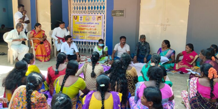 காமராஜர் பிறந்தநாளில் முதலமைச்சாின் காலை உணவு திட்டத்தை மாப்பிள்ளையூரணியில் சிறப்பாக செய்திட வேண்டும் ஊராட்சி மன்ற தலைவர் சரவணக்குமார் வேண்டுகோள்