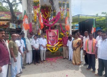 தூத்துக்குடியில் பிஜேபி சார்பில் காமராஜர் பிறந்தநாள் விழா