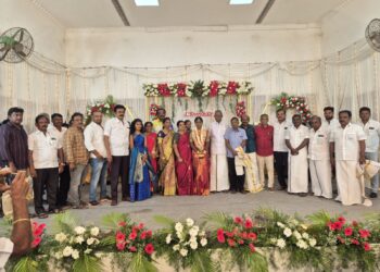 தூத்துக்குடி பெருமாள் கோவில் அறங்காவலர் குழு தலைவர் இல்ல விழா அமைச்சர் கீதாஜீவன், மேயர் ஜெகன் பொியசாமி பங்கேற்பு