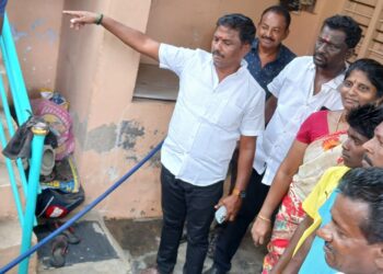 மாப்பிள்ளையூரணி ஊராட்சியில் விதிமுறைகளை மீறி மின்மோட்டார் பொருத்தினால்  குடிநீர் இணைப்பு துண்டிப்பு: பஞ். தலைவர் சரவணகுமார் தலைமையில் அதிகாரிகள் வீடு வீடாக சென்று ஆய்வு!!