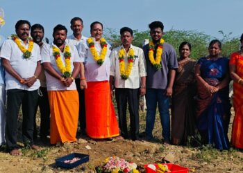 தூத்துக்குடி வேலவன் நகாில் ஸ்ரீபேச்சியம்மன் கோவில் திருப்பணி பூமி பூஜை தொடக்கம்