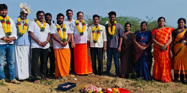 தூத்துக்குடி வேலவன் நகாில் ஸ்ரீபேச்சியம்மன் கோவில் திருப்பணி பூமி பூஜை தொடக்கம்