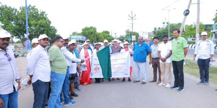 தூத்துக்குடியில் உடல் உறுப்புதான விழிப்புணர்வு பேரணி நடைபெற்றது.