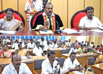 தூத்துக்குடி மாநகராட்சி பகுதிகளில்   24 மணி நேரமும் குடிநீர் சேவை :  மாநகராட்சி கூட்டத்தில் மேயர் ஜெகன் பெரியசாமி தகவல்..