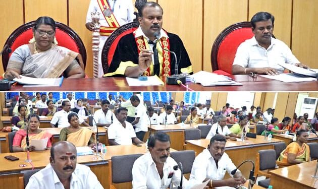 தூத்துக்குடி மாநகராட்சி பகுதிகளில் 24 மணி நேரமும் குடிநீர் சேவை : மாநகராட்சி கூட்டத்தில் மேயர் ஜெகன் பெரியசாமி தகவல்..